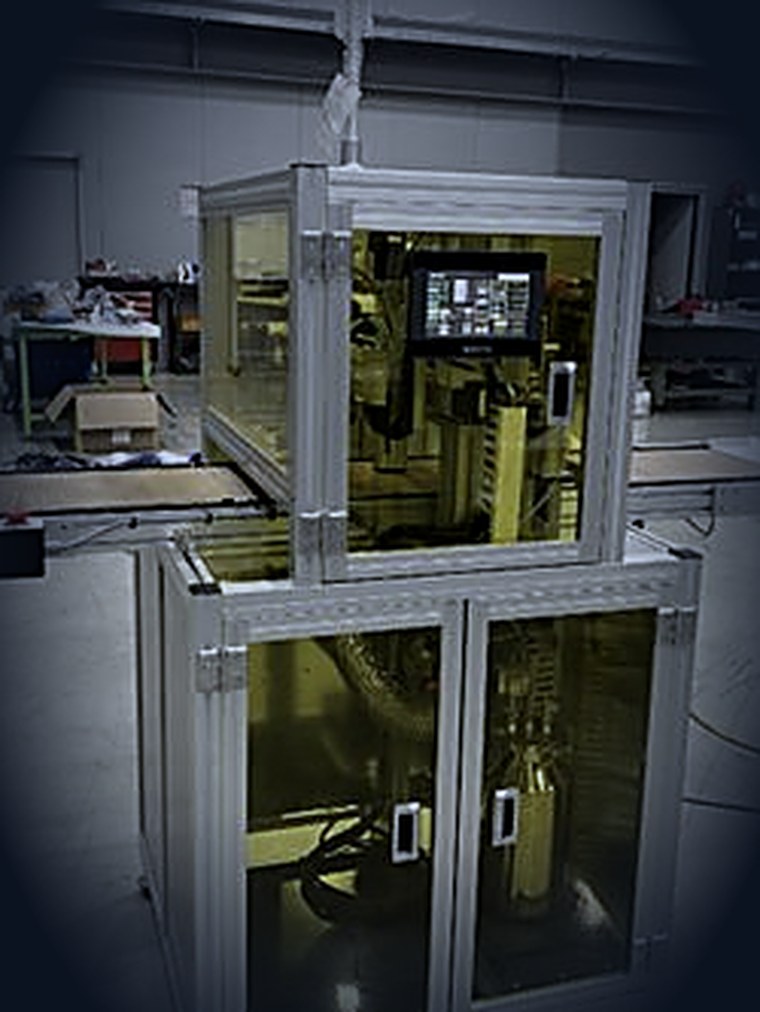 Coating machine applying the anti-fingerprint coating