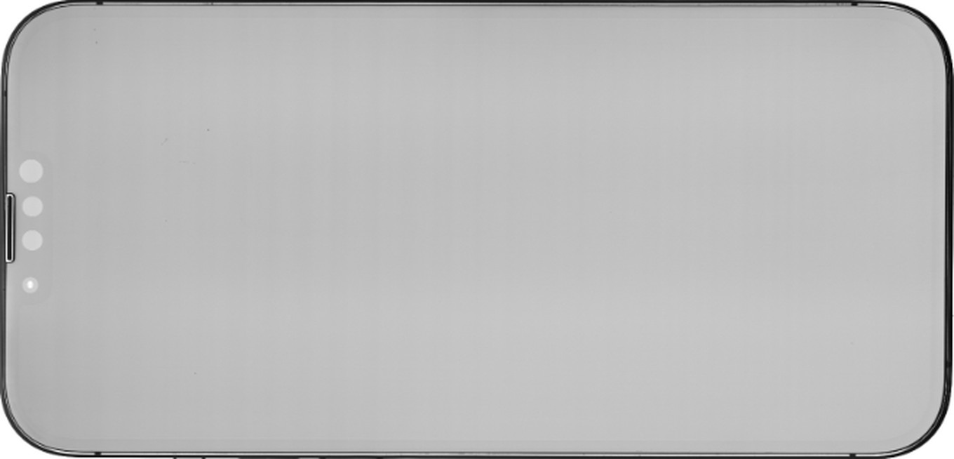 Vision capture of the display after polishing: no scratches detected